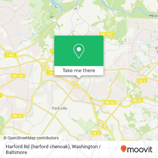 Harford Rd (harford chenoak), Parkville, MD 21234 map