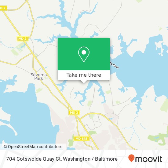 704 Cotswolde Quay Ct, Severna Park, MD 21146 map