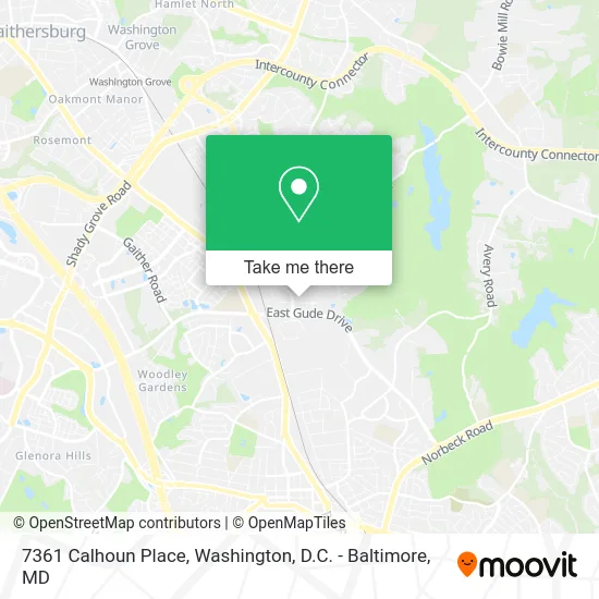 7361 Calhoun Place map