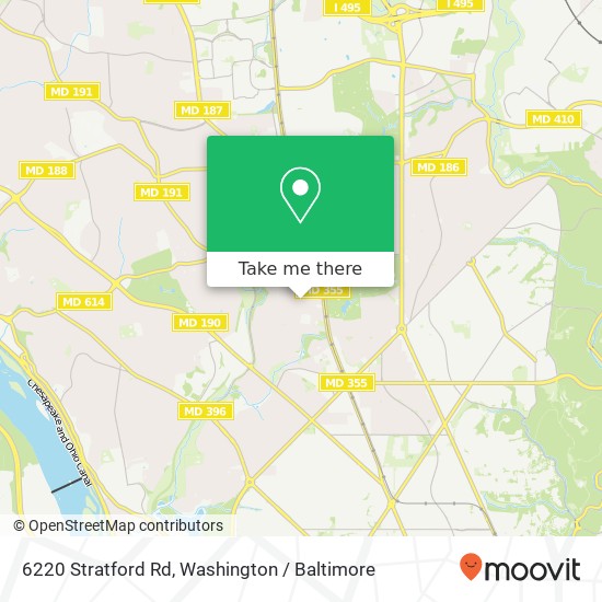 6220 Stratford Rd, Chevy Chase, MD 20815 map