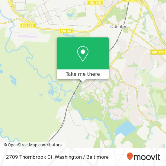 2709 Thornbrook Ct, Odenton, MD 21113 map