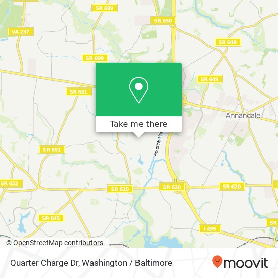 Quarter Charge Dr, Annandale, VA 22003 map