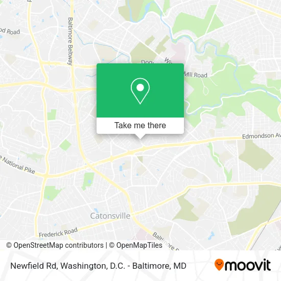 Newfield Rd map