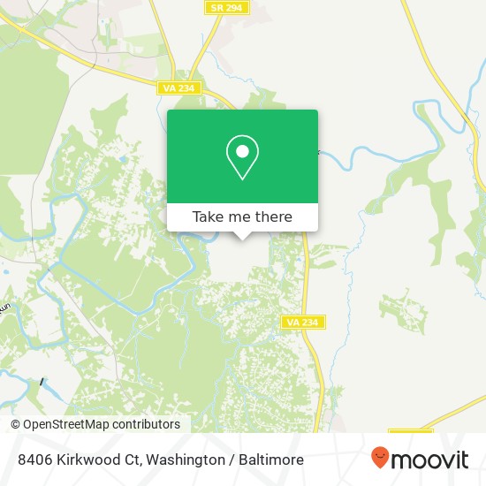 8406 Kirkwood Ct, Manassas, VA 20112 map