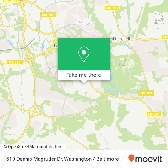 519 Dennis Magruder Dr, Upper Marlboro, MD 20774 map