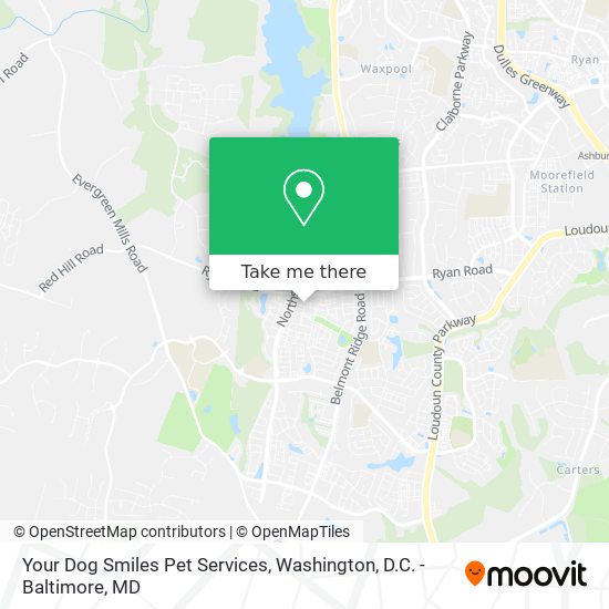 Your Dog Smiles Pet Services map