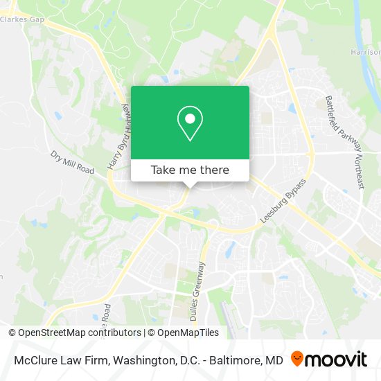 McClure Law Firm map