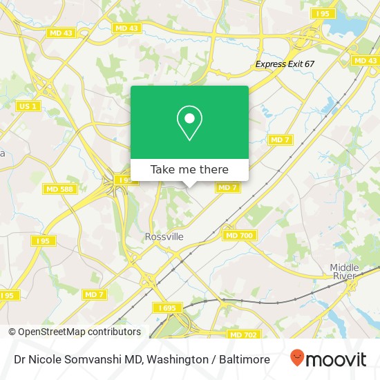 Dr Nicole Somvanshi MD, 9101 Franklin Square Dr map
