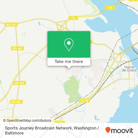 Mapa de Sports Journey Broadcast Network