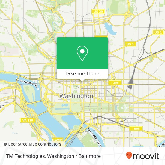 TM Technologies, 1444 I St NW map