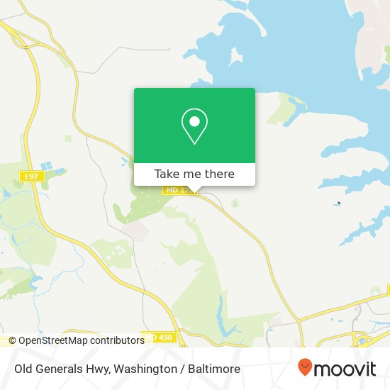 Old Generals Hwy, Annapolis, MD 21401 map