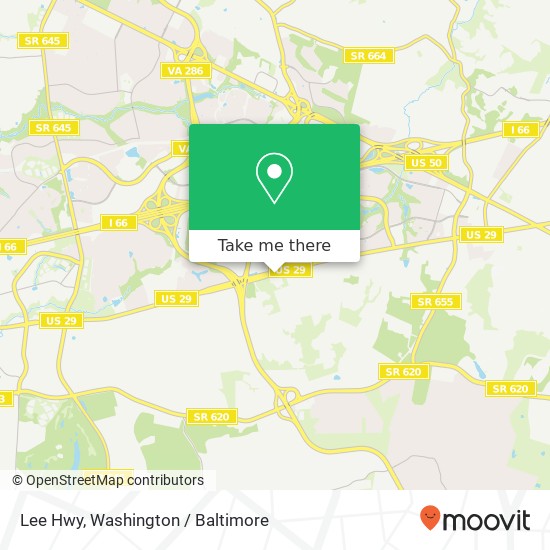 Mapa de Lee Hwy, Fairfax, VA 22030