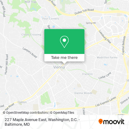 Mapa de 227 Maple Avenue East