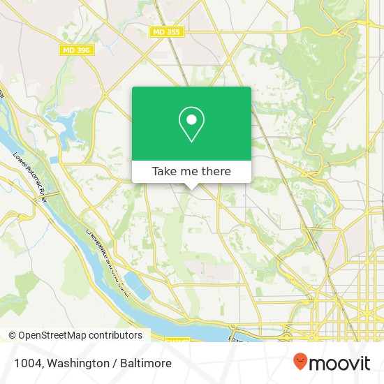 Mapa de 1004, 4101 Cathedral Ave NW #1004, Washington, DC 20016, USA
