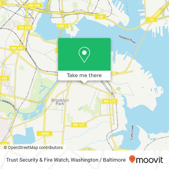 Mapa de Trust Security & Fire Watch