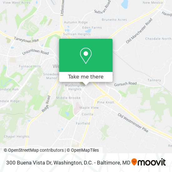 300 Buena Vista Dr map