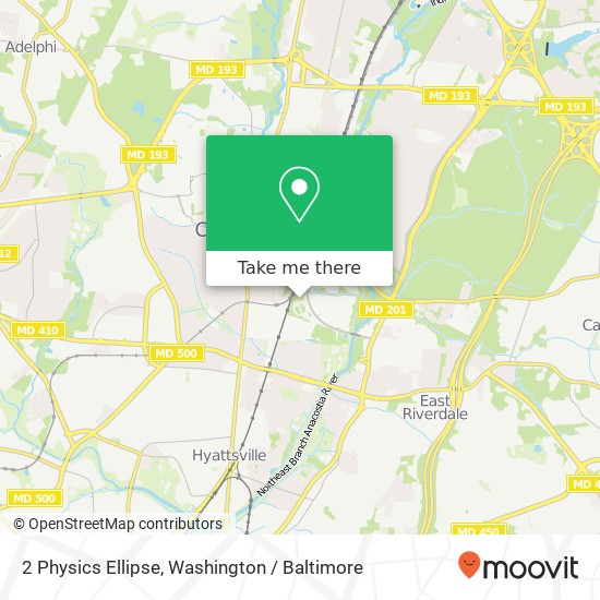 2 Physics Ellipse, College Park, MD 20740 map