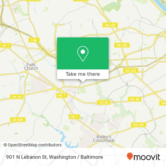 901 N Lebanon St, Arlington, VA 22205 map