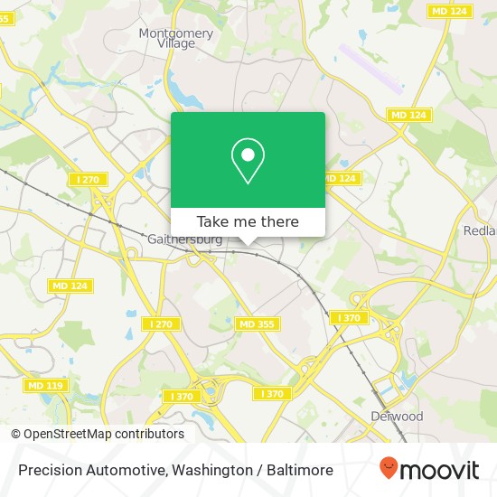 Mapa de Precision Automotive, 413 E Diamond Ave