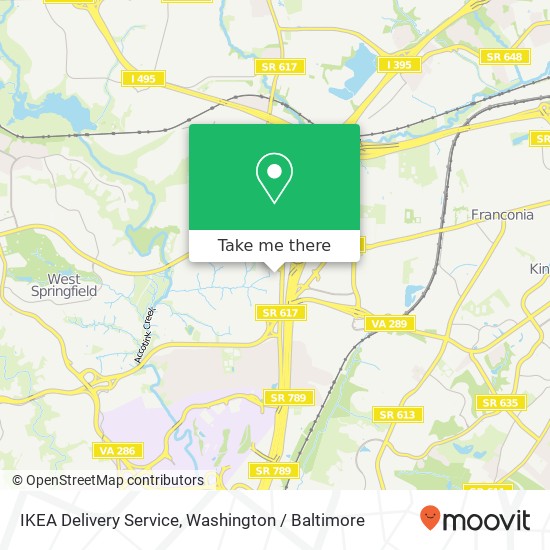 IKEA Delivery Service, 7051 Brookfield Plz map