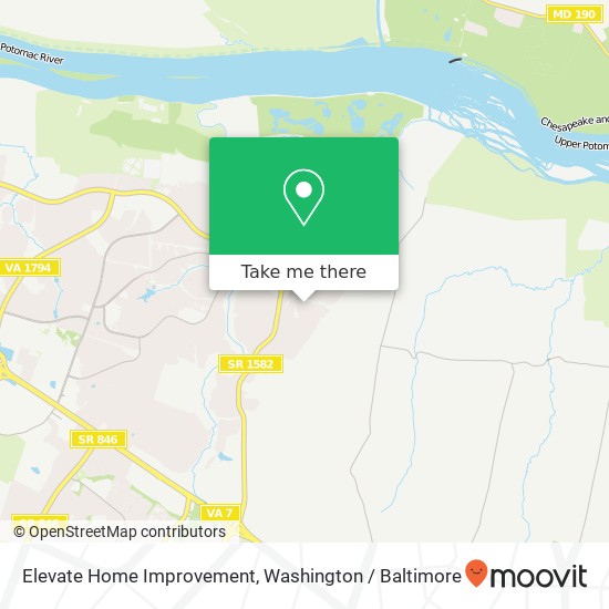 Elevate Home Improvement, 47478 Sharpskin Island Sq map