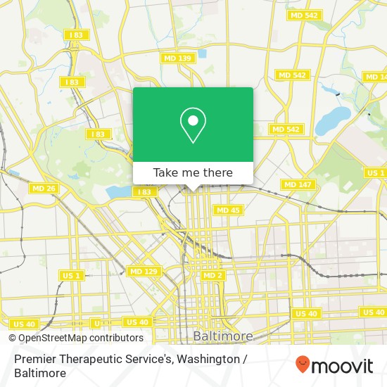 Mapa de Premier Therapeutic Service's, 16 W 25th St