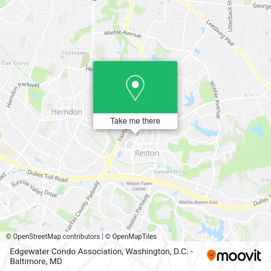 Edgewater Condo Association map