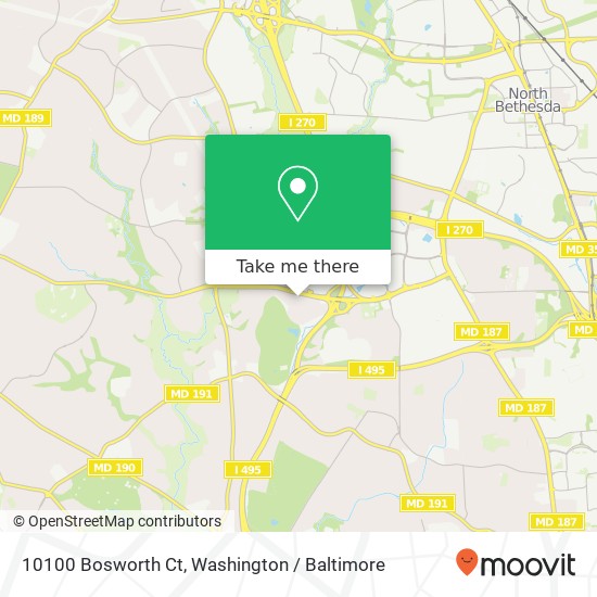 10100 Bosworth Ct, Bethesda, MD 20817 map