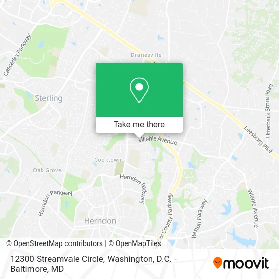 12300 Streamvale Circle map