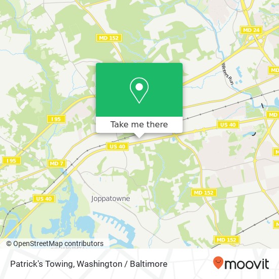 Patrick's Towing, 710 Pulaski Hwy map