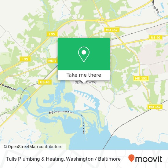 Mapa de Tulls Plumbing & Heating, 200 Fitzhugh Rd