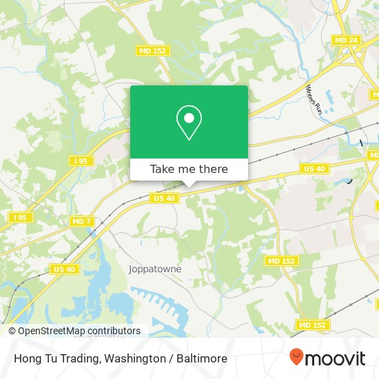 Mapa de Hong Tu Trading, 706 Pulaski Hwy