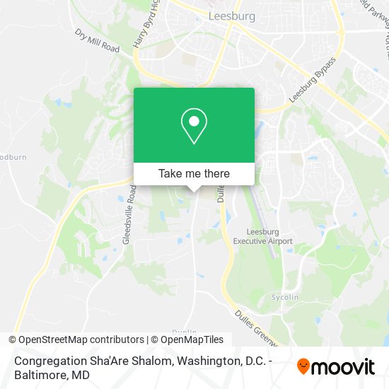 Mapa de Congregation Sha'Are Shalom