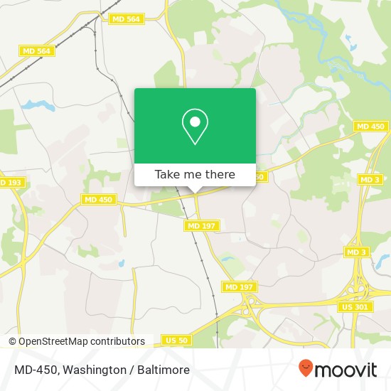 MD-450, Bowie, MD 20715 map