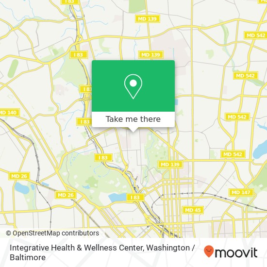 Mapa de Integrative Health & Wellness Center, 711 W 40th St