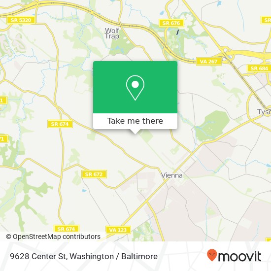 9628 Center St, Vienna, VA 22181 map