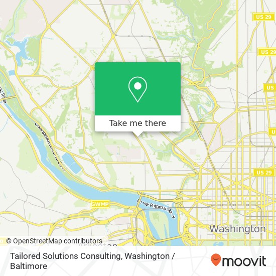 Mapa de Tailored Solutions Consulting, 2201 Wisconsin Ave NW