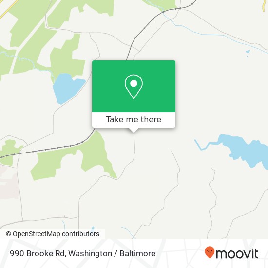 Mapa de 990 Brooke Rd, Fredericksburg, VA 22405