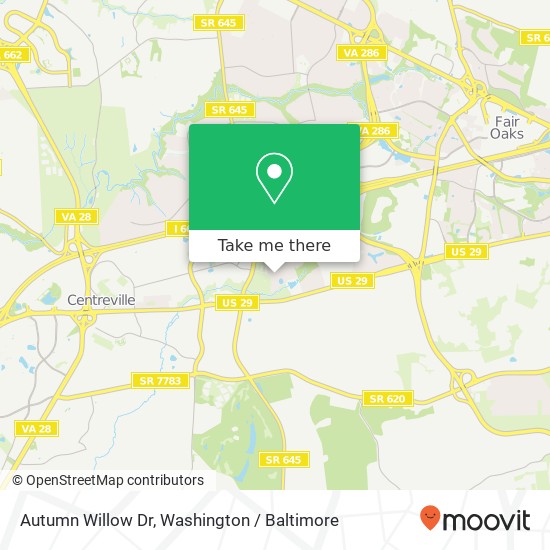 Autumn Willow Dr, Fairfax, VA 22030 map