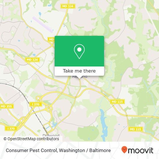 Consumer Pest Control, 17503 Redland Rd map