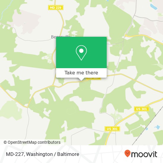 MD-227, Pomfret, MD 20675 map