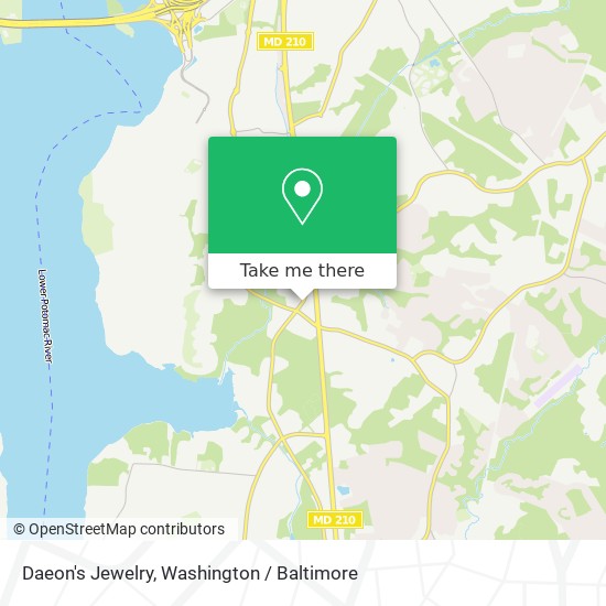 Mapa de Daeon's Jewelry, 9556 Livingston Rd