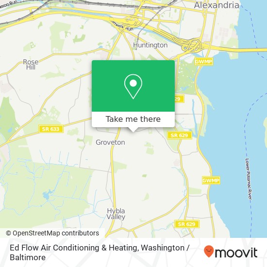 Mapa de Ed Flow Air Conditioning & Heating