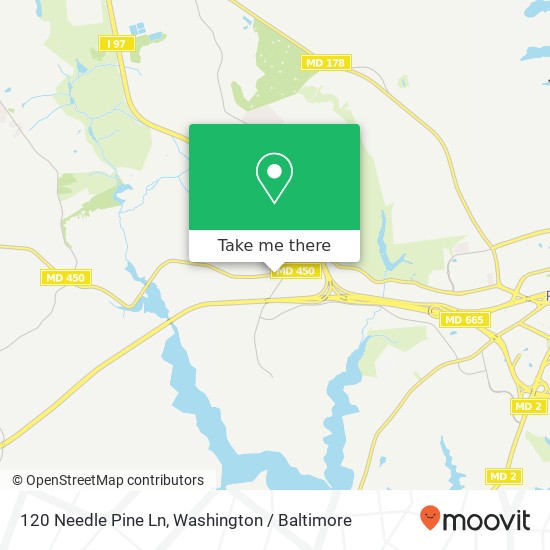 Mapa de 120 Needle Pine Ln, Annapolis, MD 21401