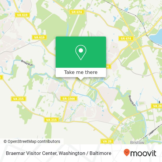 Mapa de Braemar Visitor Center