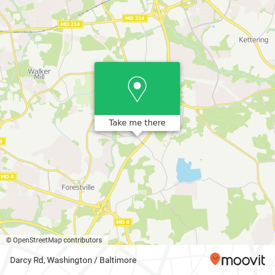 Darcy Rd, District Heights, MD 20747 map
