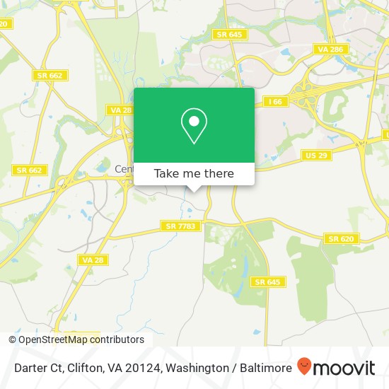 Darter Ct, Clifton, VA 20124 map