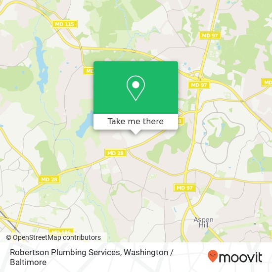 Mapa de Robertson Plumbing Services
