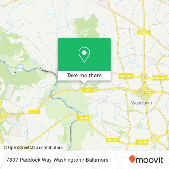 7807 Paddock Way, Windsor Mill, MD 21244 map