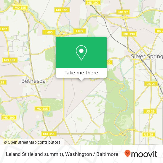 Leland St (leland summit), Chevy Chase, MD 20815 map